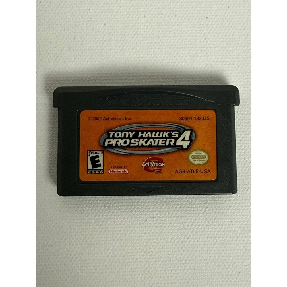 Tony Hawk's Pro Skater 4 Nintendo Game Boy Advance GBA Game Cartridge AGB-002